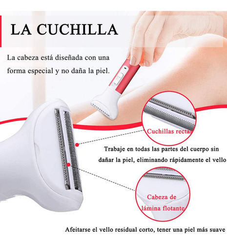 Mujer Depiladoras Kit Genérica Bikini Cabello Eléctrico Navaja Para Afeitar Multifuncional Para Belleza Y Cuidado Personal Higiene Personal Femenina