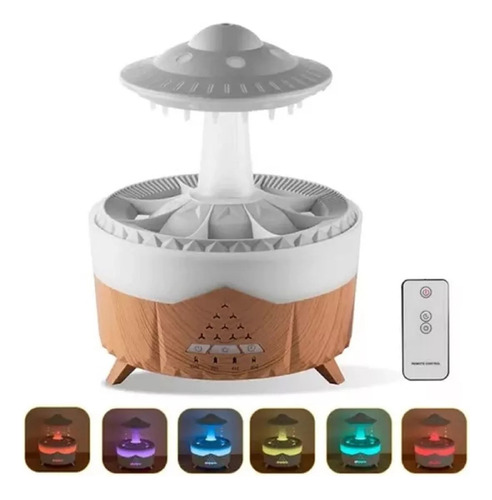 Humidificador Efecto Gotas Lluvia Difusor Capacidad 300 Ml