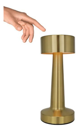 Lampara De Mesa Touch Led Recargable Usb C