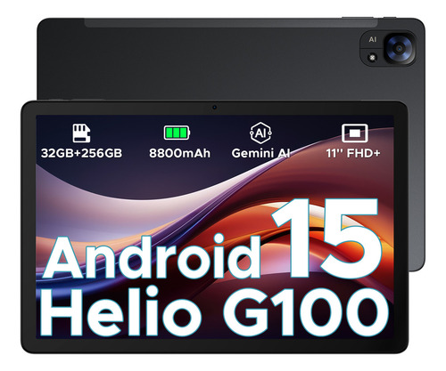 Tableta Doogee Tab E3 Android 15 11 pulgadas 8800 mAh 256 GB Rom