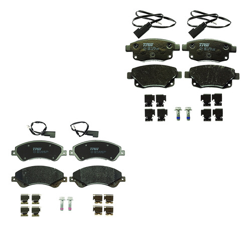 Kit Balatas 4 Llantas Transit 2007-2014 2.2l Orgánicas Trw