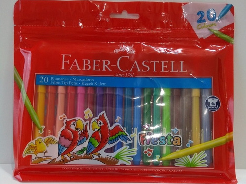 Plumones Faber Castell X 20