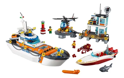 Lego City 60167 Cuartel General De La Guardia Costera