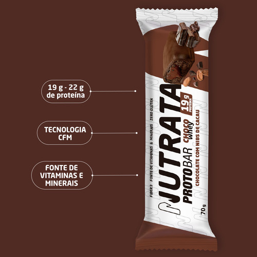 Protobar Whey Bar Proteina Isolada E Concentrada 9un Nutrata