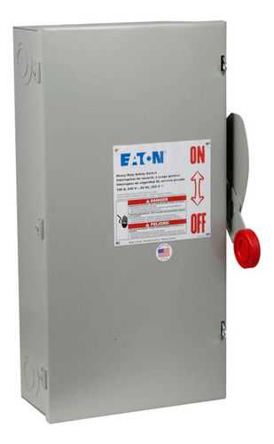 Interruptor Seguridad 3p 100a 600v S/p - Eaton