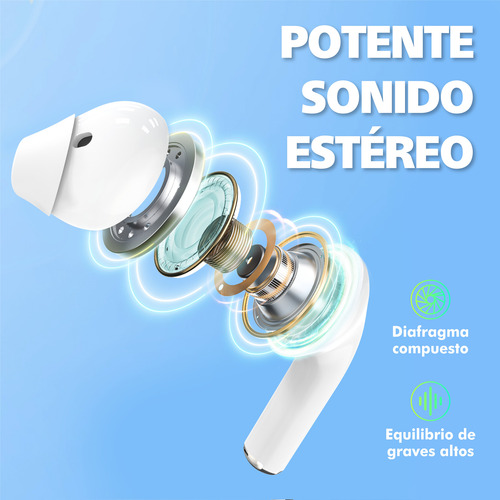 Audífonos Inalámbricos Tws Kbod C17 Bluetooth 5.0 Tipo C