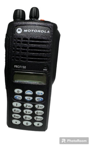 Radio Profesional Motorola Pro7150 Con Pantalla Uhf