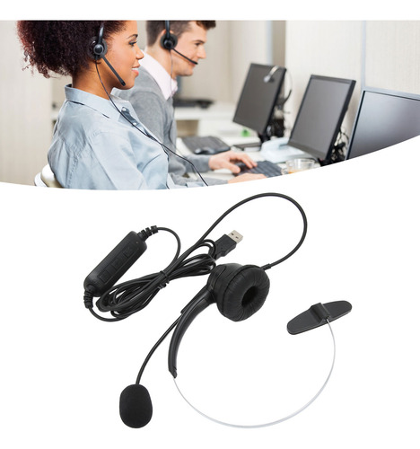 Auriculares Usb Con Micrófono Con Cancelación De Ruido