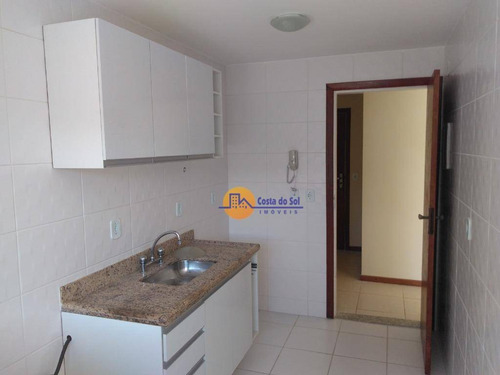 Maravilhoso Apartamento Com 2 Dormitórios À Venda, 72 M² Por R$ 255.000 - Costazul - Rio Das Ostras/rj - Ap0586