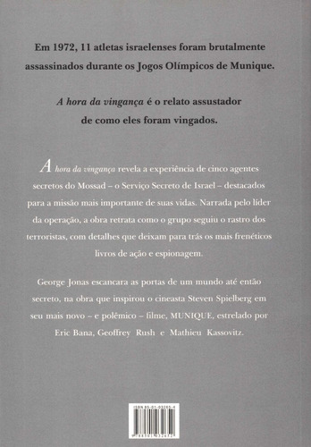A hora da vingança, de Jonas, George. Editorial Editora Record Ltda., capa mole em português, 1989