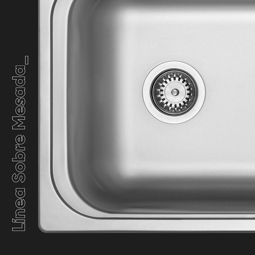 Bacha Cocina Mi Pileta Simple 443-e (49x40x18) Ace Inox 304