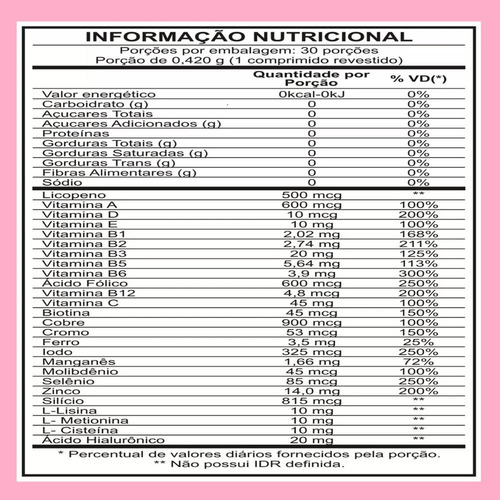 Kit Relumy Hair Com 3un De 30 Comprimidos Microtabs Cada