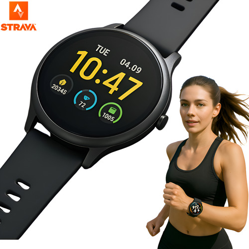 Haylou Solar Smart Watch Feminino Strava Ios Android Ip68
