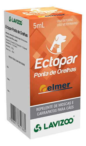 Ectopar Ponta De Orelhas 5 Ml