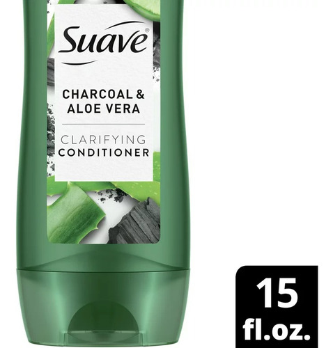 Suave Carbón Y Aloe Vera, Shampoo Y Acondicionador, Kit De 2