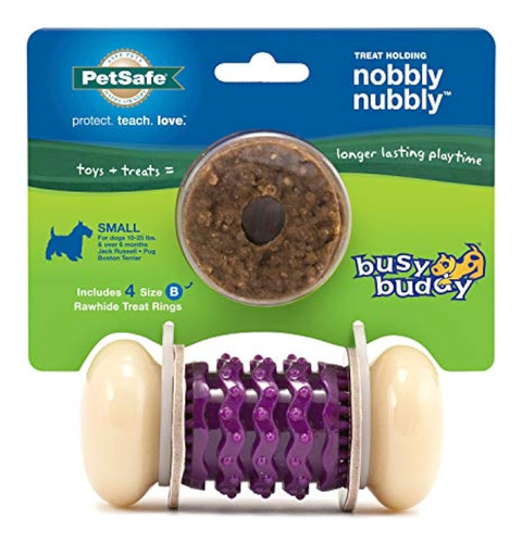 Petsafe Busy Buddy Nobbly Nubbly Treat Holding Dog Toy - Mas