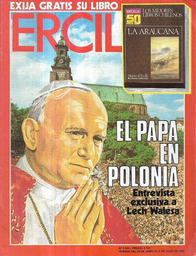 Revista Ercilla 2500 / 5 Julio 1983 / El Papa En Polonia