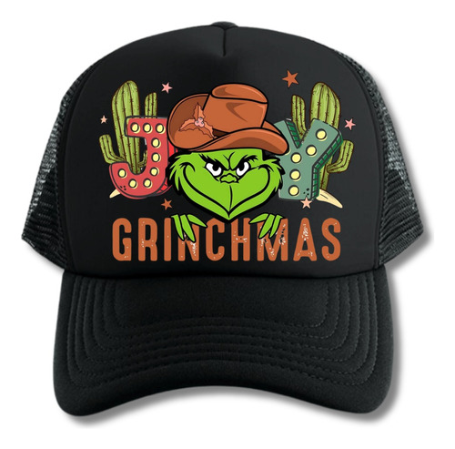 Gorra Trucker Grinch Series Black Navidad