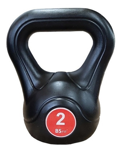 Pesas Rusas Bsfit Kettlebell Plastica 2kg Fitness Mancuerna 