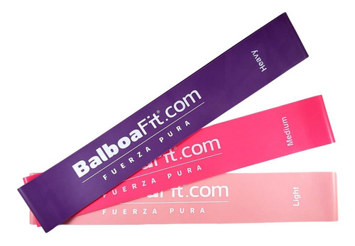 Imagen 6 de 8 de Set Kit Bandas Elasticas Fitness Isometricas Balboafit Yoga