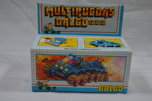 Multiruedas Galgo Retro Años 80´s Nuevo En Caja