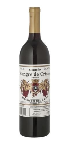 Vino Tinto Sangre De Cristo 750 Ml.*