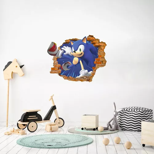 Adesivo de Parede Infantil Sonic Mod. 1