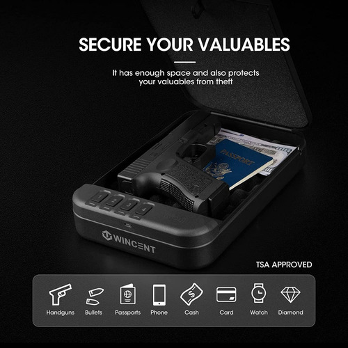 Caja De Seguridad Con Teclado Y Tarjeta Rfid