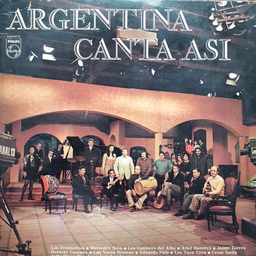 Vinilo Argentina Canta Asi (varios Interpretes)