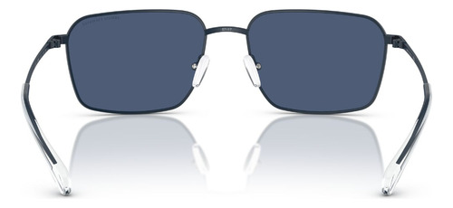 Lentes De Sol Armani Exchange Ax2053s609980 Color Azul Lente Azul Varilla Azul Armazón Azul Diseño Lentes De Sol Ax2053s Matte Blue Armani Exchange