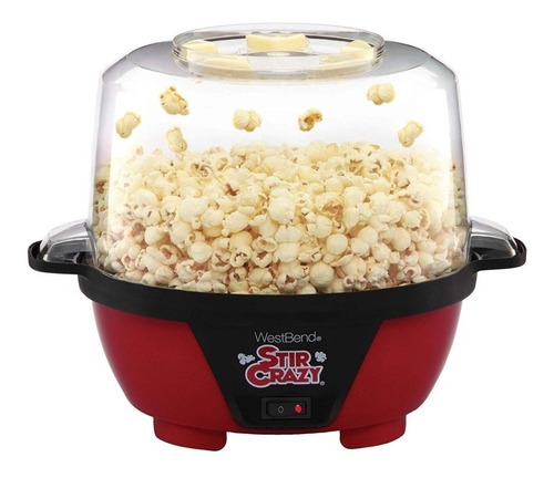 Máquina de palomitas West Bend 82505 roja 850W 120V