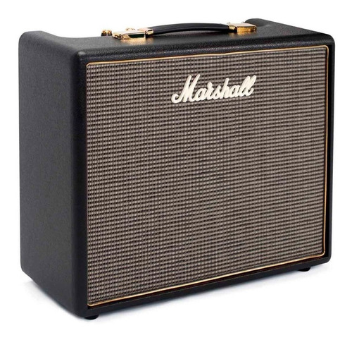 Amplificador Marshall Origin ORI5C Valvular para guitarra de 5W color negro/dorado 220V