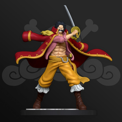 One Piece Gol D Roger Cc Archivos Stl Para Impresión 3d