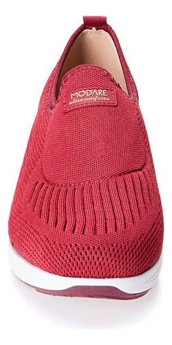 Tênis Feminino Knit Slip On Casual Modare