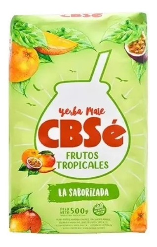 Yerba Cbse Frutos Tropicales 500 Gramos