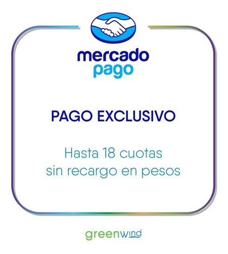 Aire Acondicionado Greenwind Inverter 12000 Btu Wifi