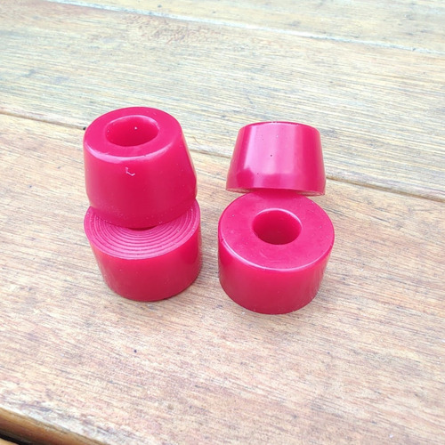 Imagen 2 de 3 de Set Bujes Y Arandelas Longboard No Name Premium Importados