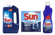 Comprar Kit Lavavajillas Sun Detergente + Sal + Abrillantador 