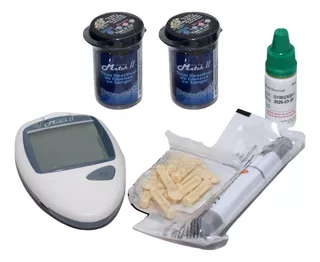 Glucometro Kit Medidor De Glucosa Tiras Reactivas Y Lancetas