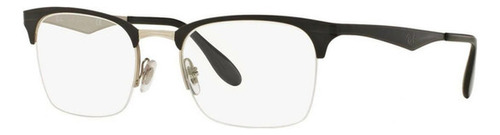 Armazon Oftalmico Ray Ban Rb6360 2861 51mm Negro Plata