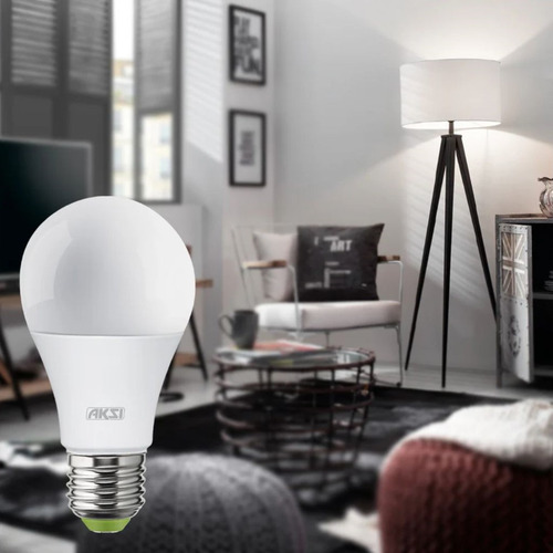 Foco Led Ahorrador 7w Luz Blanca Ecopack 6 Pzas A19 Aksi