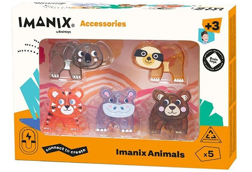 Animales Imanix Sabana 5 Figuras