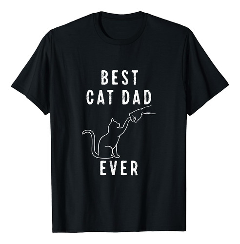 Mejor Gato Papá Siempre Camisa Gato Papá Pata Puño Bump Meow