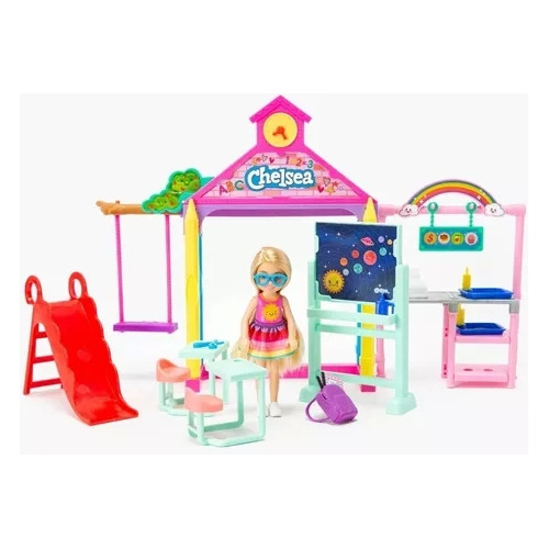 Mattel Ghv80 Barbie Chelsea Diversion En La Escuela