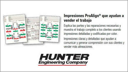 Imagen 6 de 7 de Alineadora Hunter Computarizada 3d Pa220 C/reflectores Hidef