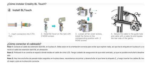 Bl Touch Sensor Nivelación Automática Creality Ender-3 Y 5