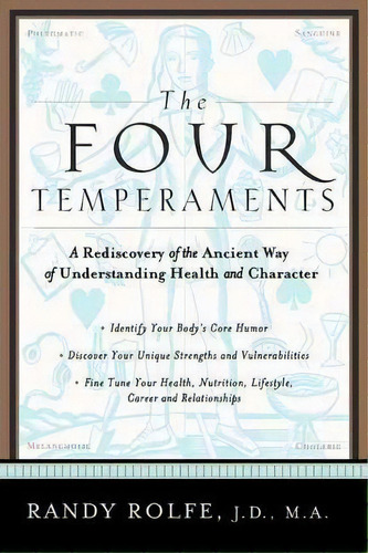 The Four Temperaments, De Randy Rolfe. Editorial Marlowe Co, Tapa Blanda En Inglés