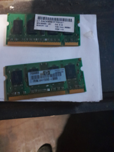 Lote De Memorias 1 Gb Hp Ddr2 Usado 