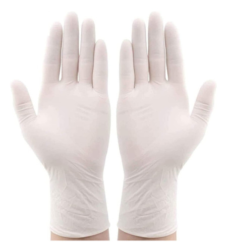 Guantes De Latex Descartable X 100u Examinacion M C/ Anmat