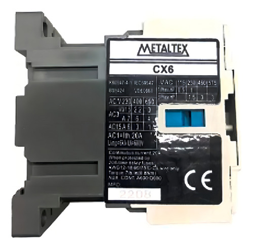 Contator Auxiliar - Cx6-h5-22- 2na-2nf - Metaltex